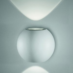 Lampada da parete bianco Led Sky Fall Lens – Vivida