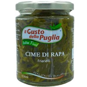 Cime di Rapa (Friarielli) in Olio di Semi di Girasole Gusto di Puglia Brt. Ml.314 – NH