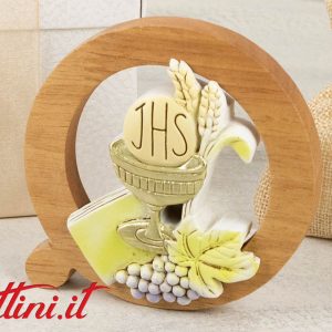 Icona Grande Prima Comunione Legno con Confezione