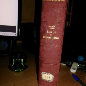 Manuale di MEDICINA LEGALE conforme al Nuovo Codice Penale… A. FILIPPI 1889