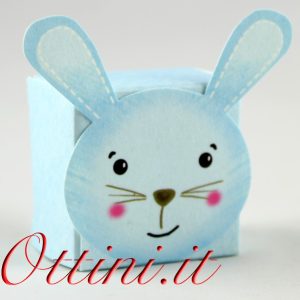 Scatolina Portaconfetti – Piccoli Amici – Coniglietto Cielo