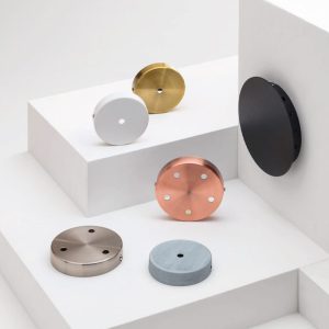 Rosone a tre fori con staffa e accessori GSOB30 – Gea Led