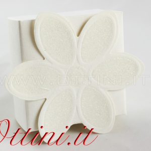 Astuccio Portaconfetti Fiore Glitter Piccolo