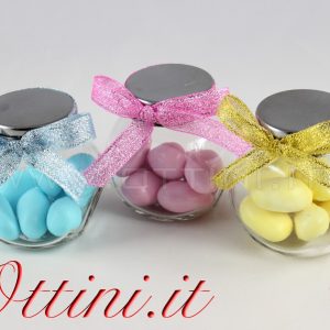 Barattolo Vetro con Tappo in Metallo 100 ml