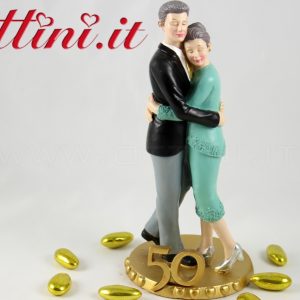 Centro Torta Coppia Anniversario 50 anni – Nozze d’oro