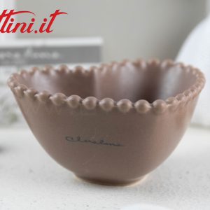 23087 Piattino/Ciotolina Color Biscotto Claraluna