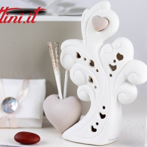 Profumatore Albero della Vita con Led e Cuore Tortora 23163 Claraluna