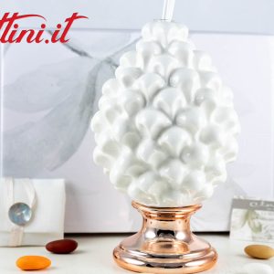 23194 Pigna Grande Profumatore Base Dorata Claraluna