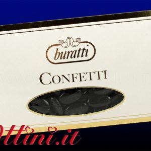 Confetti Neri Lucidi al Cioccolato Fondente – Kg 1