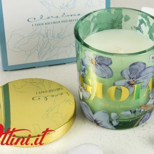 Candela Gioia Verde Lavanda 120gr – 24163 Claraluna