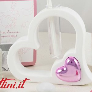 Diffusore Cuore con Cuore Rosa – 24183 Claraluna