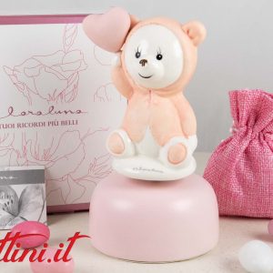 Carillon Orsetto Medio Rosa – 24923 Claraluna