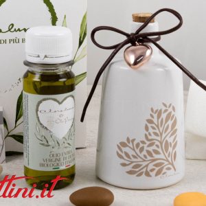 Oliera Piccola Decoro Cuore con Olio – 25073O Claraluna