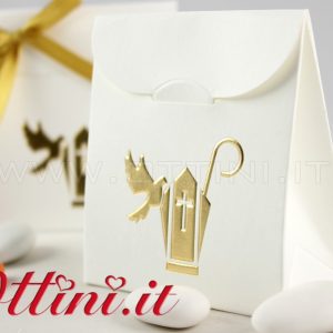 Scatolina a Sacchetto per Cresima con Colomba