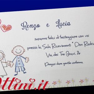 Inviti Nozze per Partecipazione F1259