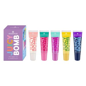 Essence juicy bomb shiny lipgloss set 5 x 10 ml