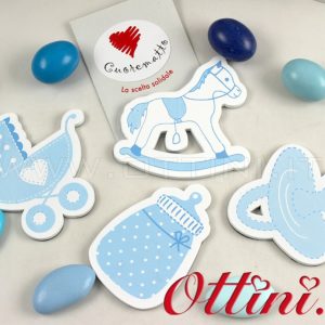 Soggetti Battesimo Celeste Assortiti con Magnete
