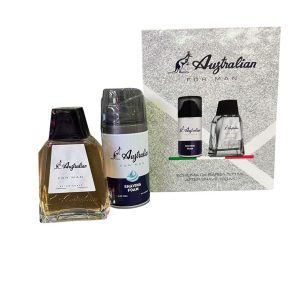 Australian for man bianco schiuma da barba+ aftershave 100 m