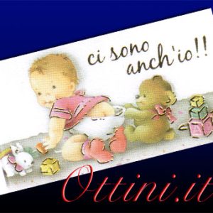 Bigliettino Bimba ci sono…