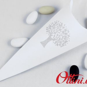 Cono Portariso – Portaconfetti con Albero della Vita