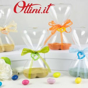 Clessidre Cuore Colori assortiti con Confezione Omaggio