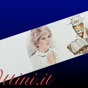 Biglietto Bomboniera Comunione Bimbo Romance