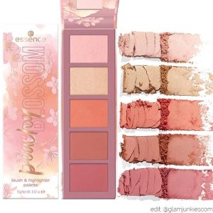 Essence peachy blossom palette di illuminanti e blush