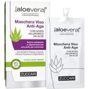 Zuccari aloe vera maschera viso antiage 4 x 20 ml
