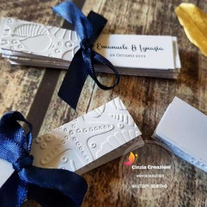 Biglietti confetti tema mare