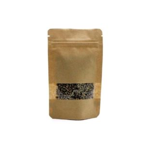 Busta Doypack 8x13cm in Carta con Finestra