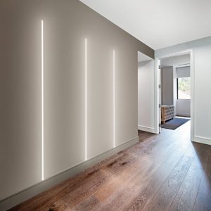 Cartongesso preassemblato con profilo in alluminio da incasso Carrara G – Gea Luce