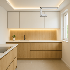 Cartongesso preassemblato Profilo Led per trave perimetrale in gesso rivestito DS9017