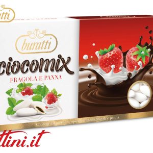 Confetti Buratti Ciocomix Panna e Fragola