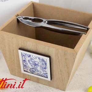 Vassoio Schiaccianoci Maiolica Fregio – D9045 Cuorematto