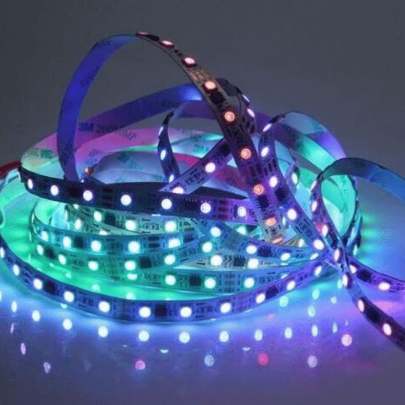 Digital Strip Led 5050 Ip20 Rgb 14,4W/Mt 12V 340 Lm/W – De Sanctis Light & Design - immagine 3