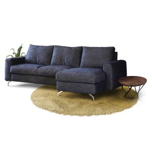 Divano letto o fisso in piuma d’oca con piede alto Cute