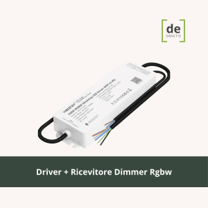 Driver + Ricevitore Dimmer Rgbw 24V 150W Rf/Bluetooth/Wifi/ Pulsante/ Musicale – de Sanctis Light & Design