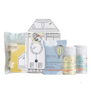 Dadaumpa 12m set bagno e cura viaggio con conf. da colorare