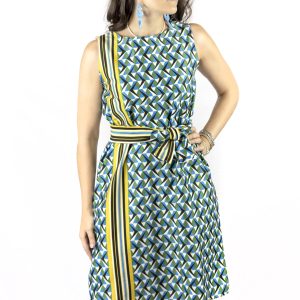 TOOitaly Vestito con Cinta leggero Vegan