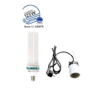 Kit Illuminazione CFL 125W GROW Cultilite G-SHOCK + Portalampada in Sospensione