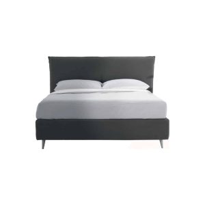 Letto matrimoniale con testata semplice piede alto Teodorico