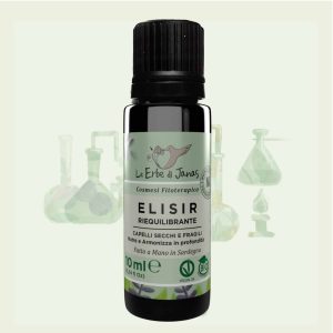Le Erbe di Janas Elisir Riequilibrante per Capelli Secchi e Fragili BIO