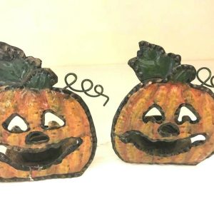 PORTA CANDELA HALLOWEEN IN FERRO