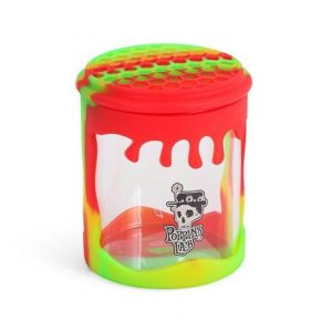 Poppins Lab Contenitore 100ml in Vetro e Silicone