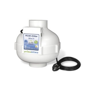 Prima Klima PK EC-BLUE Aspiratore Centrifugo con Controllo Temperatura e Velocità – Cablato