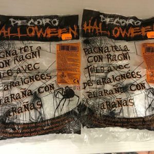 RAGNATELA CON RAGNI HALLOWEEN