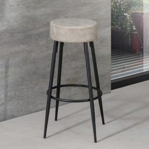 Sgabelli bar Gregory in microfibra