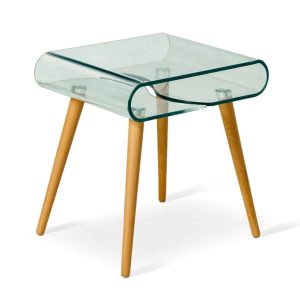 Tavolino piano in vetro Nairobi