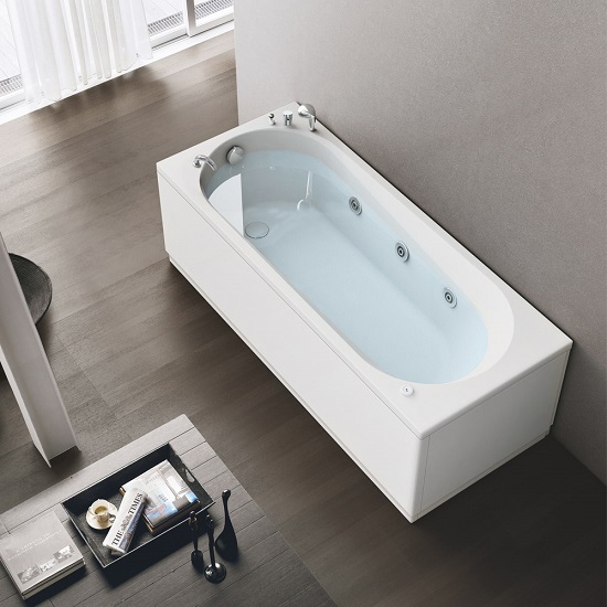 HAFRO – VASCA DA BAGNO RETTANGOLARE TELAIO E PANNELLI PANNELLATA ‘NOVA’ 170×80