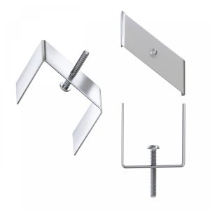 Staffa di montaggio per incasso per binario magnetico